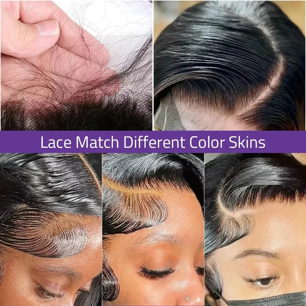 Bone Straight Human Hair Wigs Glueless 13x6 Hd Lace Front Wigs Brazilian 13x4 HD Lace Frontal Black Wig 300% Density For Women