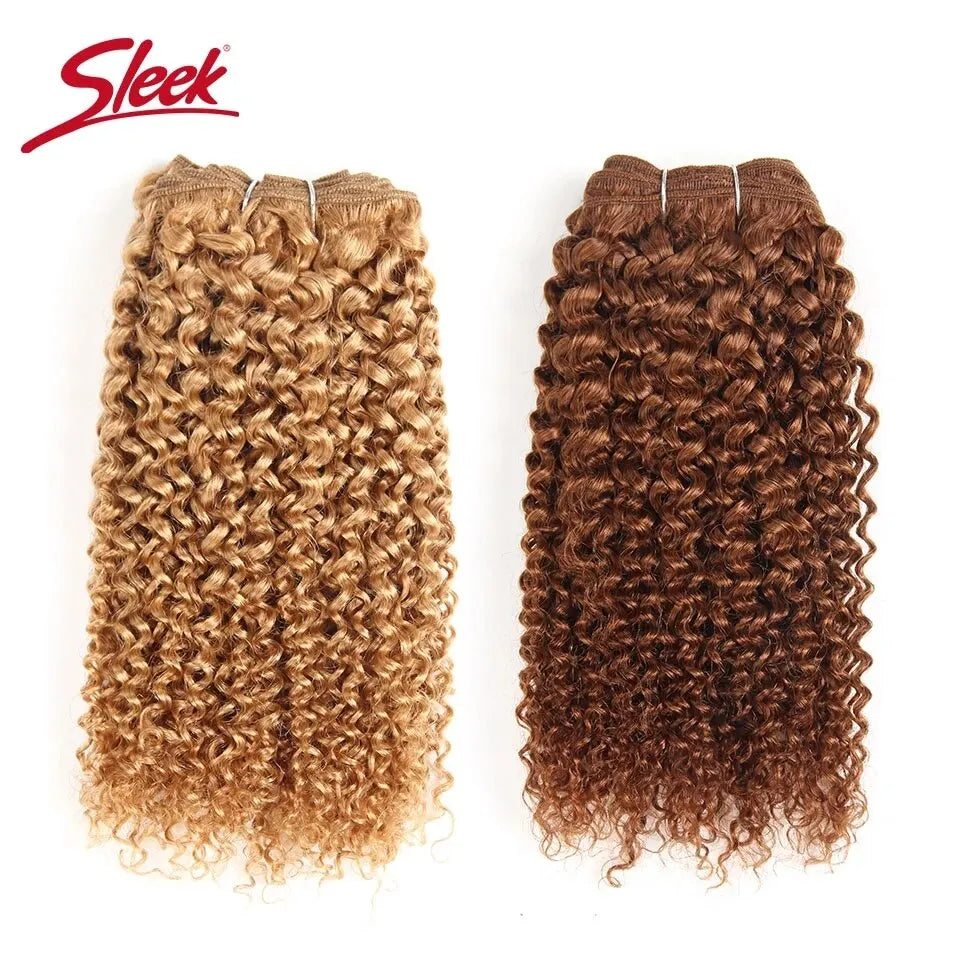 Sleek Brazilian Nature Dream Curl P4/27 P1B/30 Ombre T1B/30 1B/Pink Red 99J Double Drawn Remy Human Hair Weave Bundles