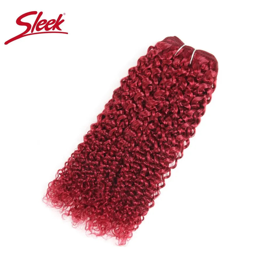 Sleek Brazilian Nature Dream Curl P4/27 P1B/30 Ombre T1B/30 1B/Pink Red 99J Double Drawn Remy Human Hair Weave Bundles