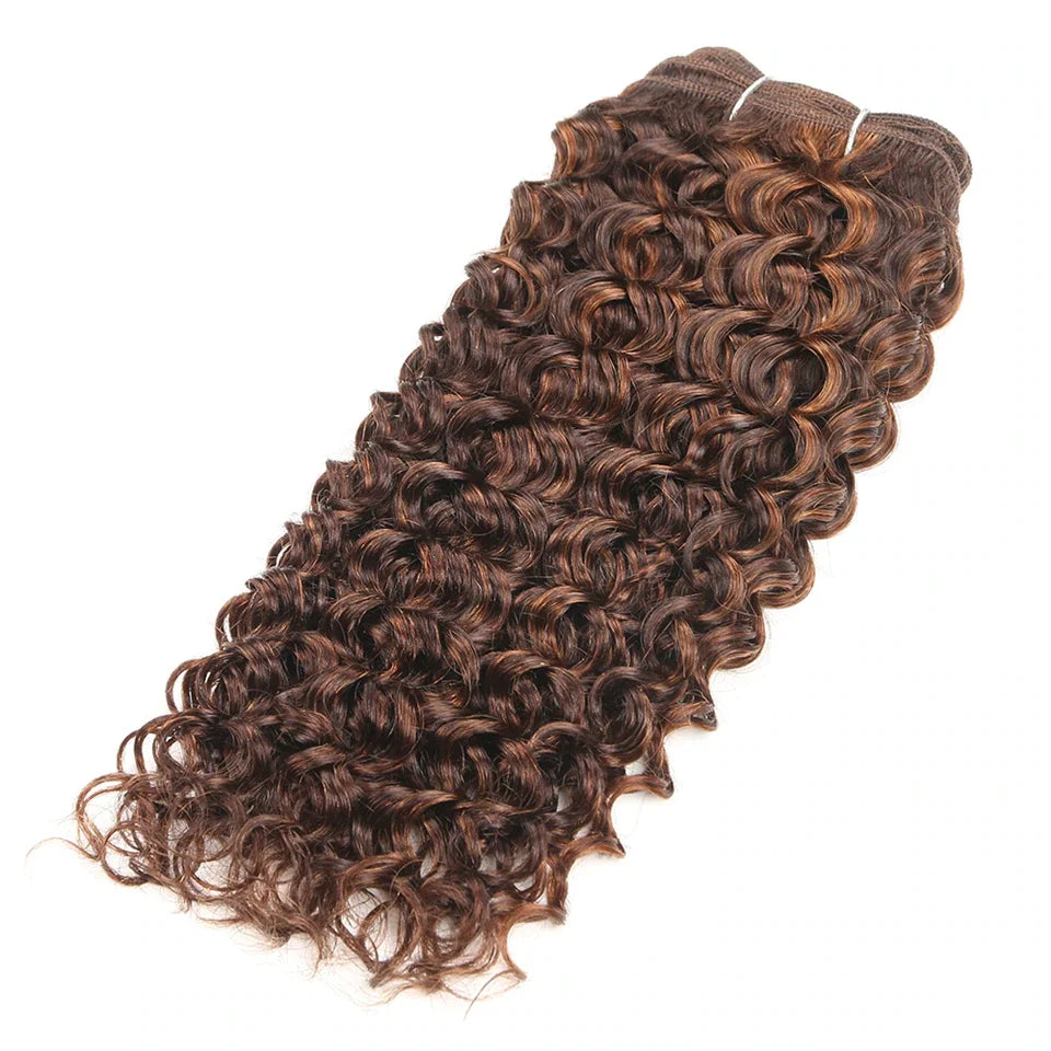 Sleek Brazilian Nature Dream Curl P4/27 P1B/30 Ombre T1B/30 1B/Pink Red 99J Double Drawn Remy Human Hair Weave Bundles