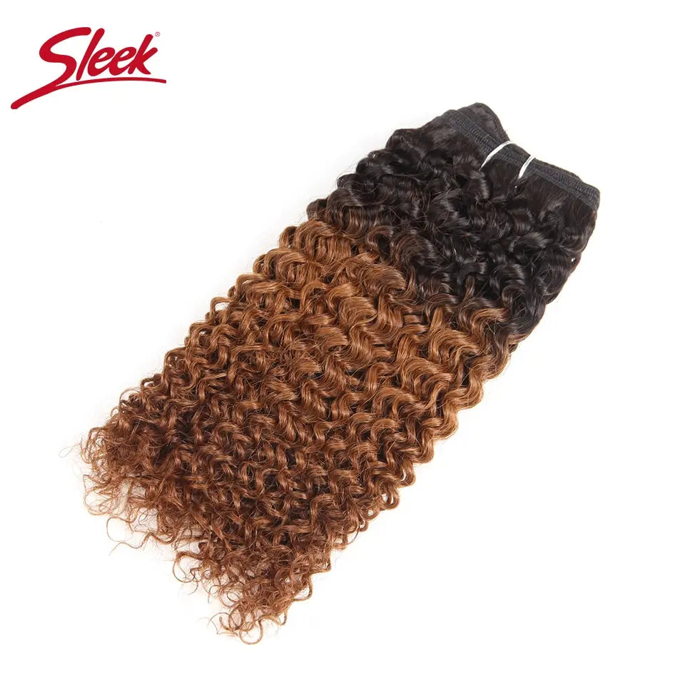 Sleek Brazilian Nature Dream Curl P4/27 P1B/30 Ombre T1B/30 1B/Pink Red 99J Double Drawn Remy Human Hair Weave Bundles