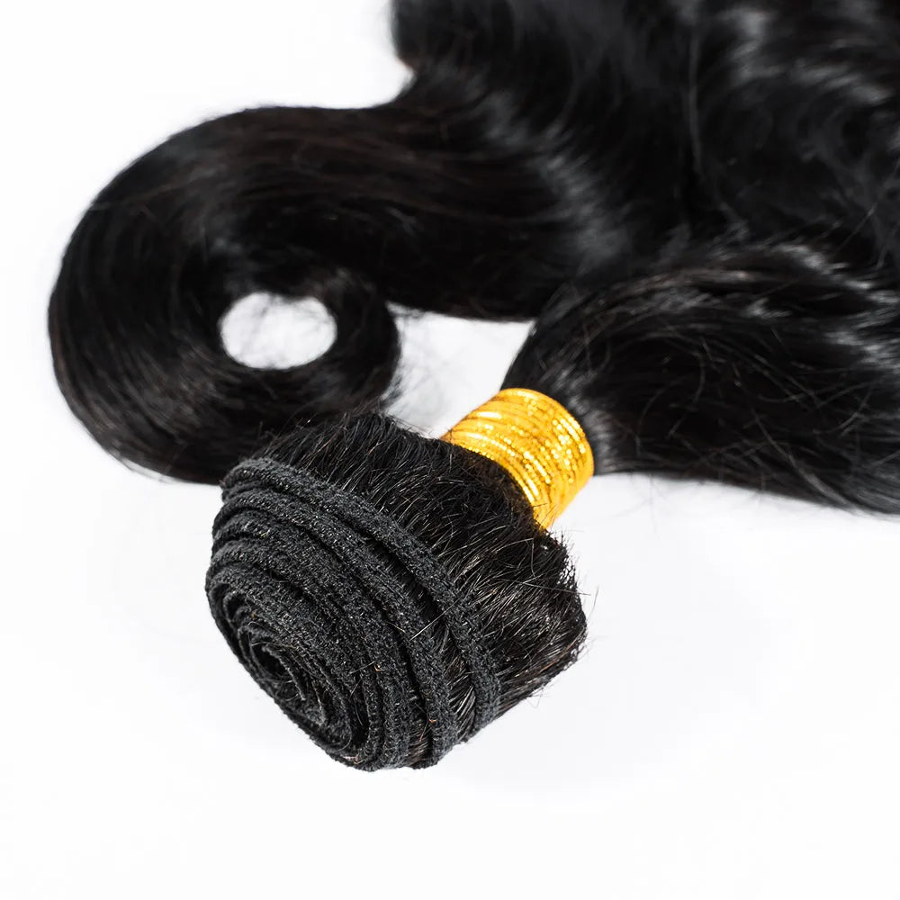 High Quality Double Drawn Virgin Cuticle Aligned Human Hair Bundles Body Wave Hair Extensions Factory Wholesale