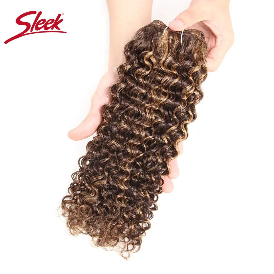 Sleek Brazilian Nature Dream Curl P4/27 P1B/30 Ombre T1B/30 1B/Pink Red 99J Double Drawn Remy Human Hair Weave Bundles