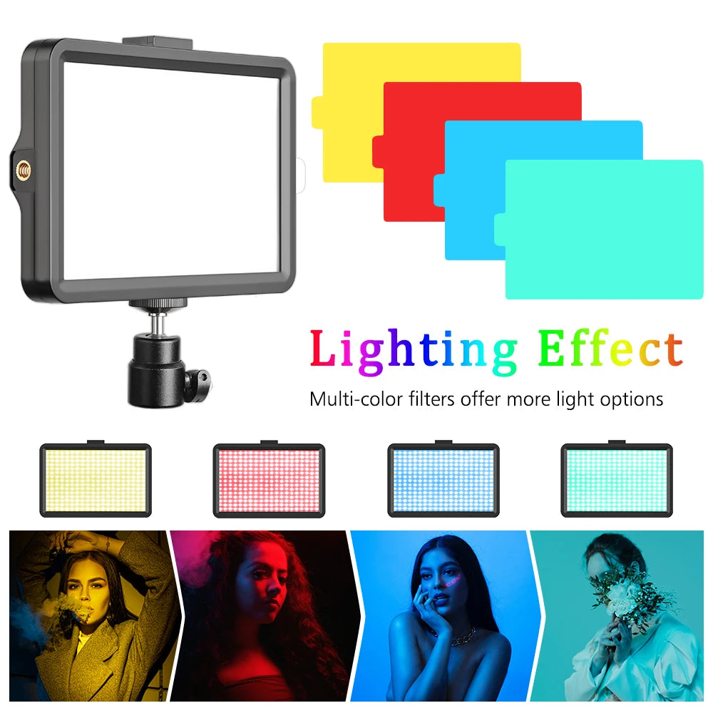 16CM Dimmable Ring Light Led Selfie Ringlight Photo Photography Lighting With Mobile Phone Self-Timer Tripod For Youtube Video