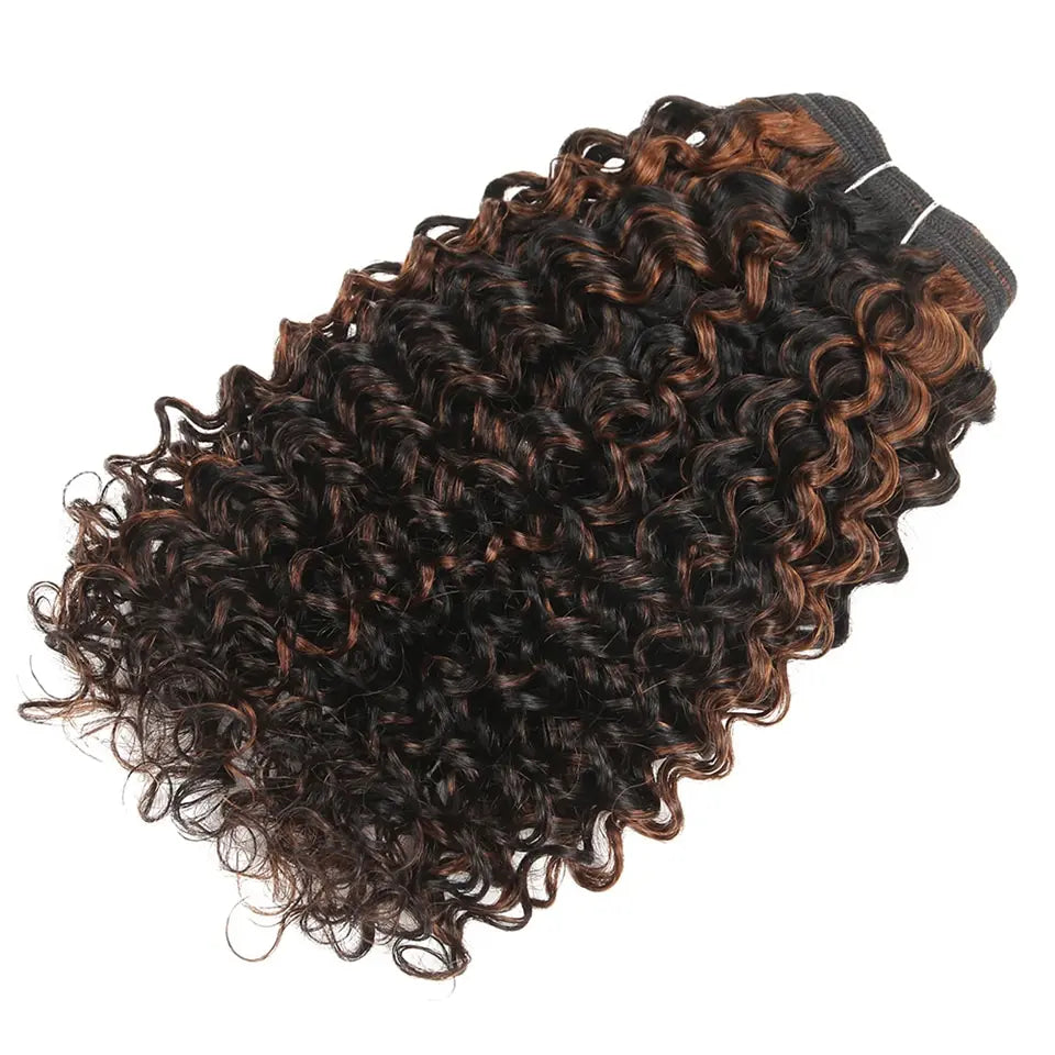 Sleek Brazilian Nature Dream Curl P4/27 P1B/30 Ombre T1B/30 1B/Pink Red 99J Double Drawn Remy Human Hair Weave Bundles