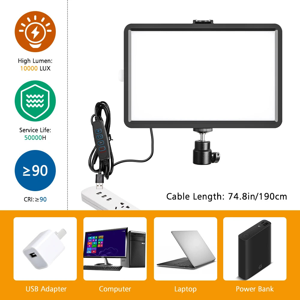 16CM Dimmable Ring Light Led Selfie Ringlight Photo Photography Lighting With Mobile Phone Self-Timer Tripod For Youtube Video