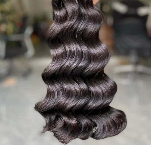 Wholesale Cambodian Human Hair Body Wave Natural Wave Styles in Black Color Vietnam