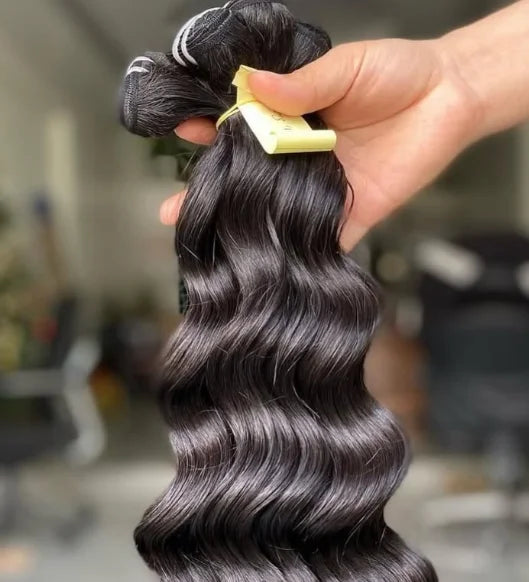 Wholesale Cambodian Human Hair Body Wave Natural Wave Styles in Black Color Vietnam