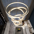 Ring Light Modern Home Decoration Luxury Led Lights for Living Room Crystal Lamp Ceiling Chandelier Decor Lustre Indoor Lighting