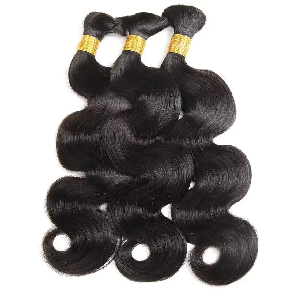 Drop Shipping 100% Raw Human Hair No Weft Bulk Hair for Braiding Unprocessed Virgin Hair Extension Bulk