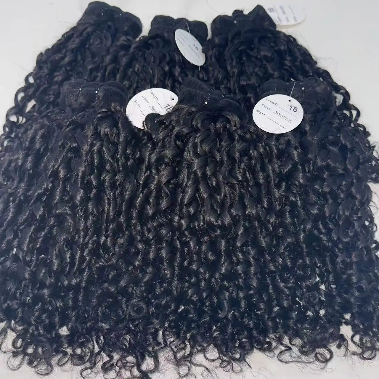 Cuticle Aligned Burmese Curly Human Hair Kinky Virgin Raw Hair Indian Wavy Curl Bundles Raw Body Wave Vietnamese Hair