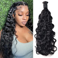 Wholesale Cheap Loose Deep Wave Bulk Human Hair for Braiding No Weft Hair Bundles for Boho Braids 100% Virgin Hair Extensions