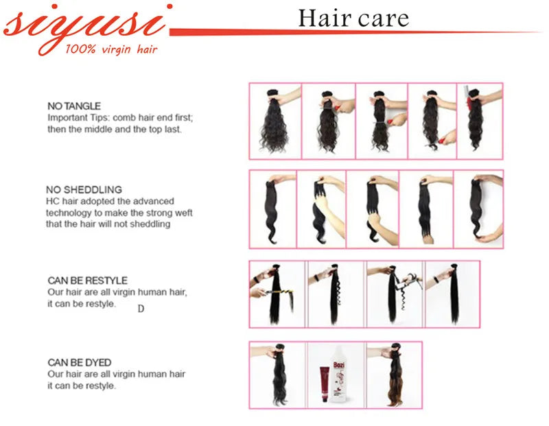 Brazilian Straight Hair Bundles 1/3/4 Pcs 100% Unprocessed Human Hair Straight Bundles Human Hair Extensions For Black Women