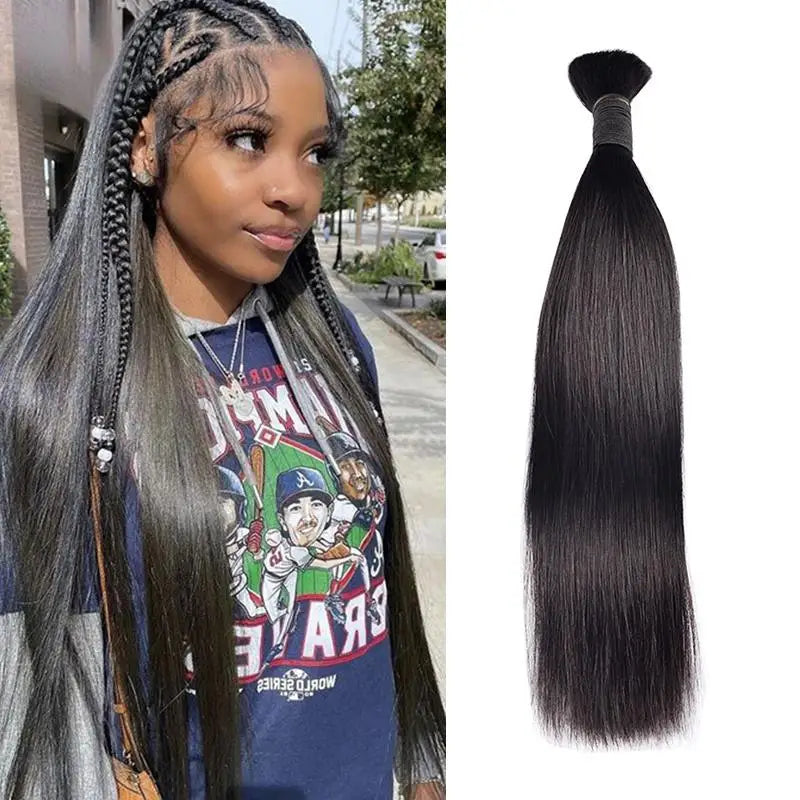 Wholesale Cheap Loose Deep Wave Bulk Human Hair for Braiding No Weft Hair Bundles for Boho Braids 100% Virgin Hair Extensions