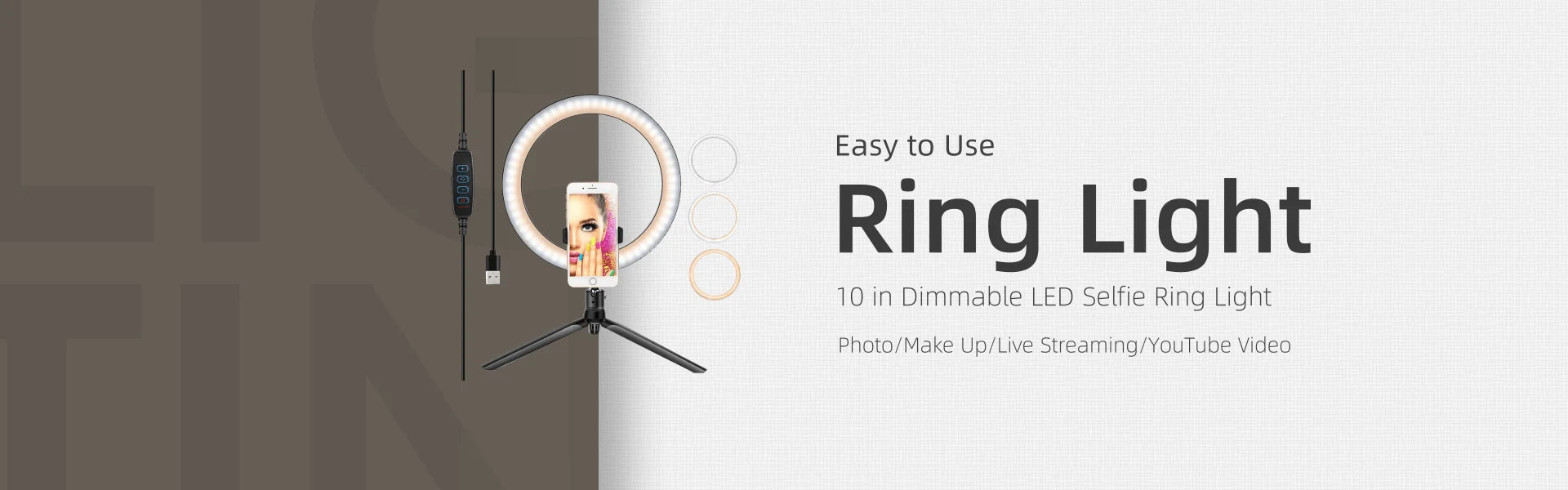 RGB Ring Light Lamp Ring Round With Remote Control For Smartphone Mobile Led Video Light Ring Make Live Photographic Lighting
