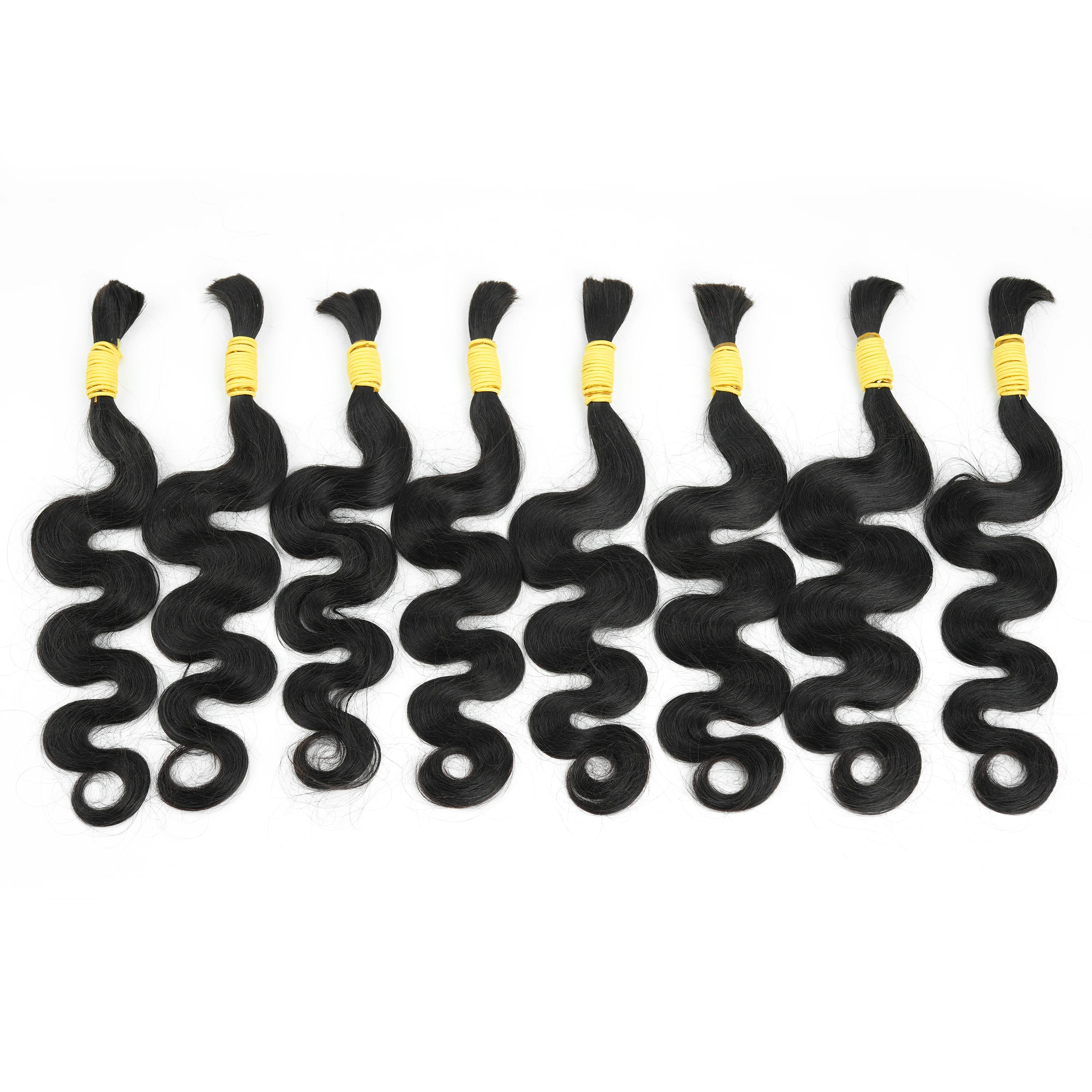 Unprocessed Vietnamese Raw Indian Hair Bulk No Weft Vendors Wholesale Body Wave Braiding Human Hair Bulk Cuticle Aligned Bulk