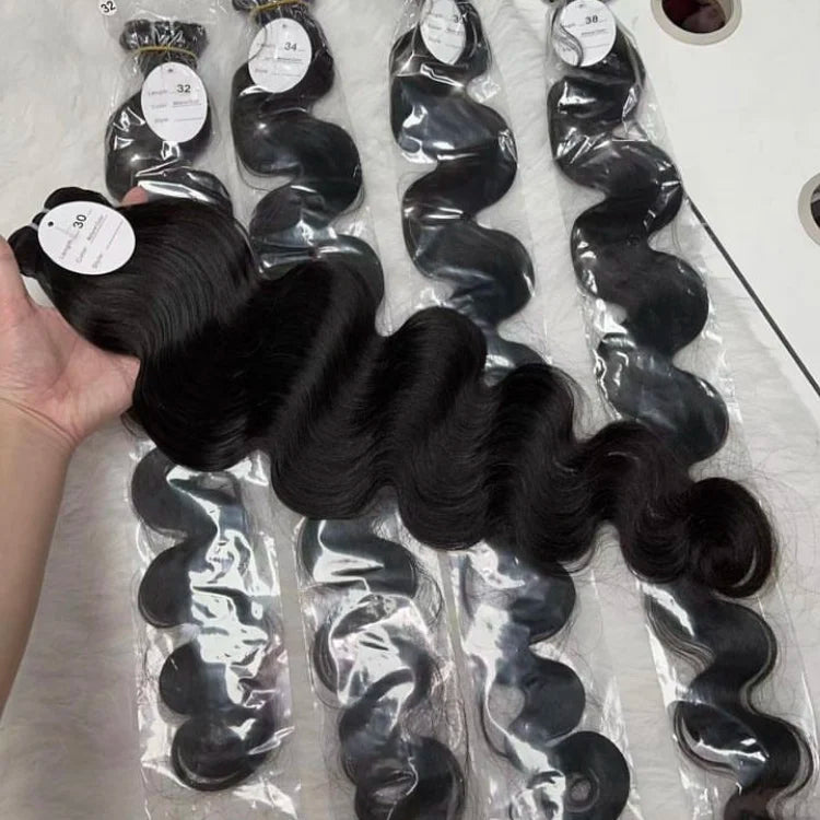 Wholesale Raw Cambodian Hair Bundles Cuticle Aligned Virgin Human Hair Bundles Vendor