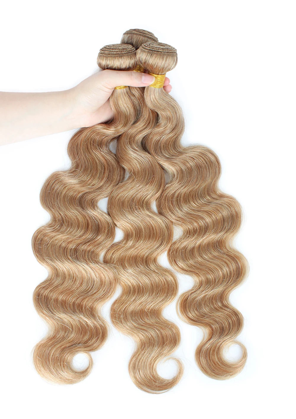 Blonde Body Wave Human Hair Bundles 27 Colored Bundles Human Hair 1/3/4 Bundle Deals Tissage Human Hair Extentions Remy Raw Hair