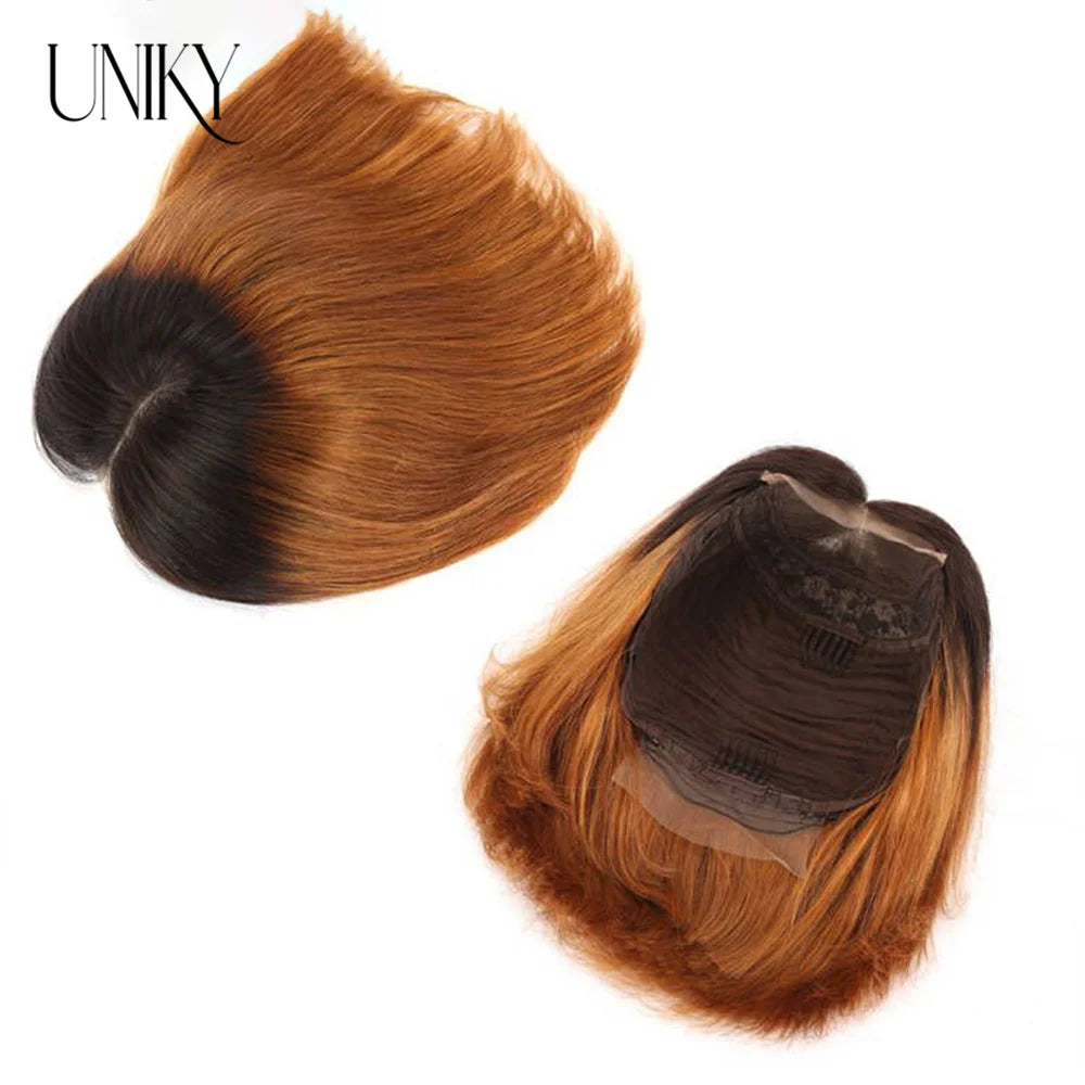 Brazilian Bone Straight Human Hair Wigs For Women 1B/99J Highlight Wig Human Hair bob Wig Straight13x4 Lace Frontal Short BobWig