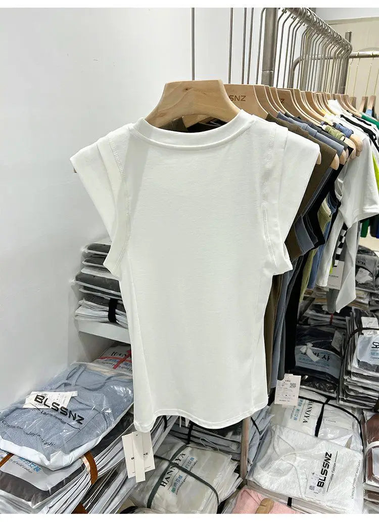 Summer Women T Shirt Girls T-Shirt Woman Clothes Tops Cotton Slim Tshirt Female Long Sleeve Crop Top Spring Tee Sexy Canale Y2k
