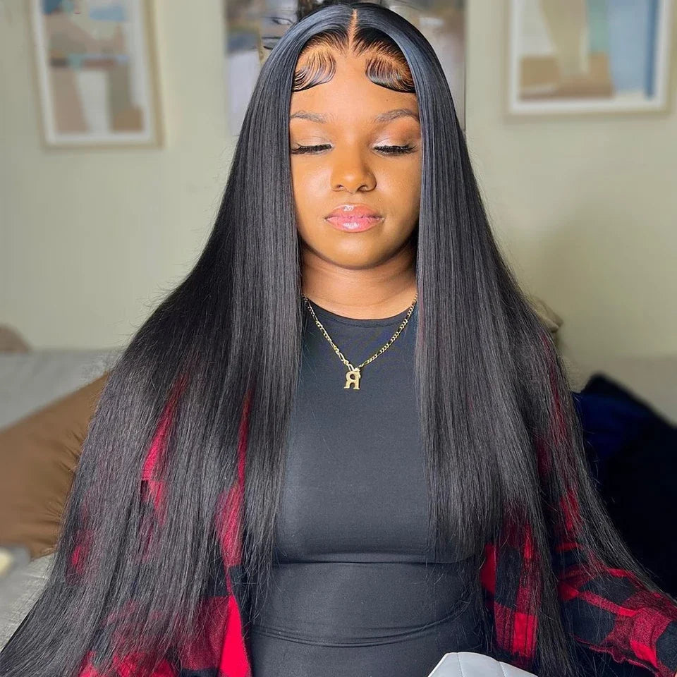 Peruvian 100% Human Hair Straight Bundles Weave Natural Color 1/2/3/4 Bundles Deal 8-30 Inch Bundle Hair Extensions Fow Momen