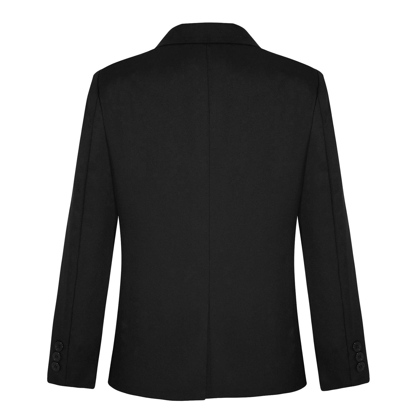 Boys Gentleman Blazer Notch Lapel Shoulder Pads Suit Coat Jacket Outerwear for Christmas Wedding Banquets Birthday Party Prom