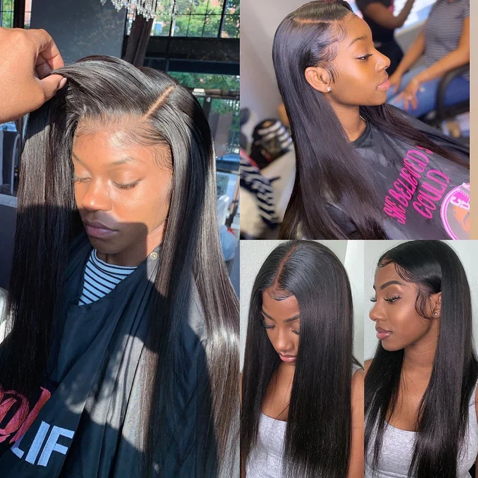 Peruvian 100% Human Hair Straight Bundles Weave Natural Color 1/2/3/4 Bundles Deal 8-30 Inch Bundle Hair Extensions Fow Momen
