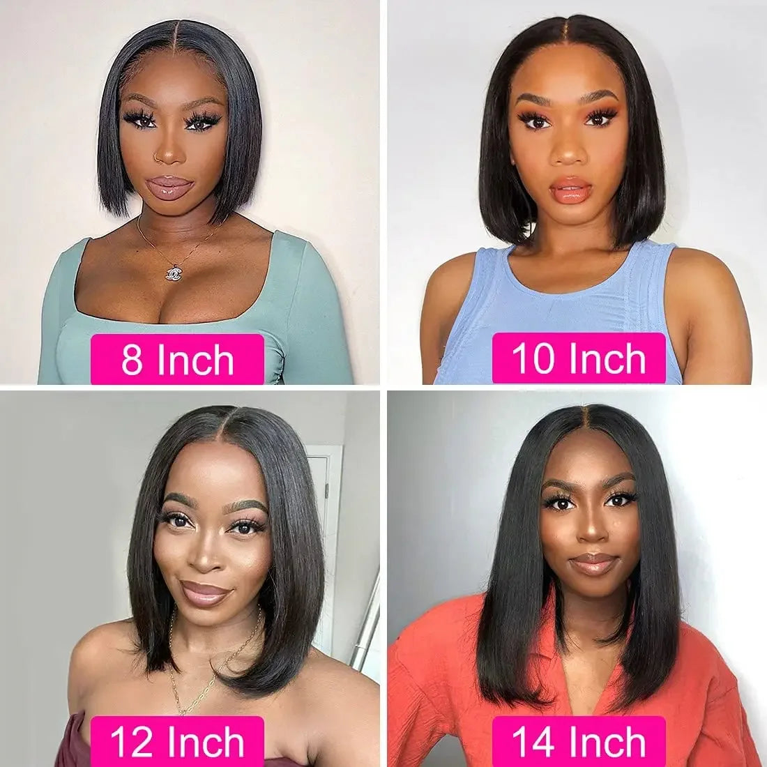 Brazilian Bone Straight Bundles 100% Unprocessed Human Hair Bundles Virgin Hair 1/3 Bundles Short Straight Weave Hair Extensions