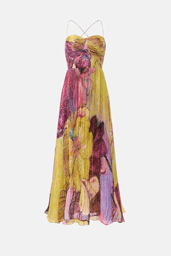 Shiny Sequin V Neck Maxi Dresses Women Elegant Slimming Backless Short Sleeved Long Dress Lady Gold Silver Party Evening Robes