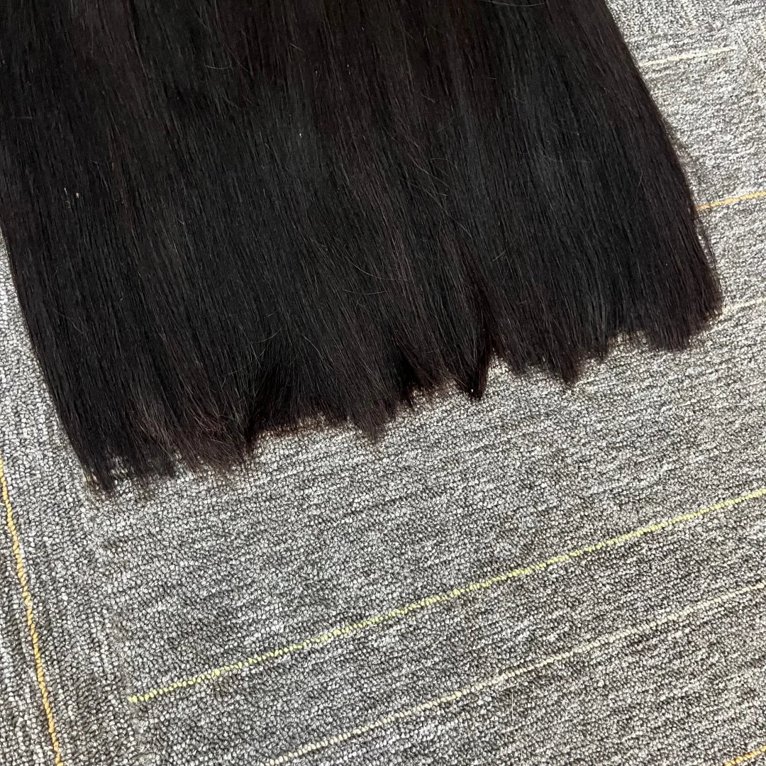 14A Bulk Human Hair Extensions bone Straight 100% Real Remy Highlights human hair braiding hair salon exclusive hair extensions