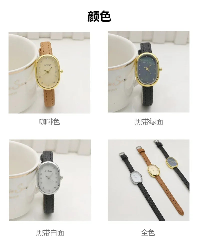 Women's Watches Elegant Quartz Wristwatches Simple Watches Girls Ladies Watch Gift for Everyday Students Clock Relogio Часы