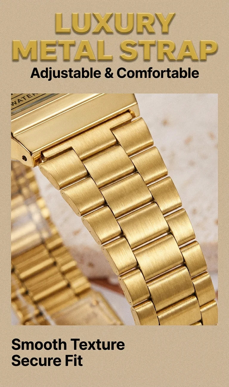 Digital Watches for Women Luxury Gold Ladies Sport Watch reloj mujer Stainless steel Electronic Watch Alarm Clocks Gifts