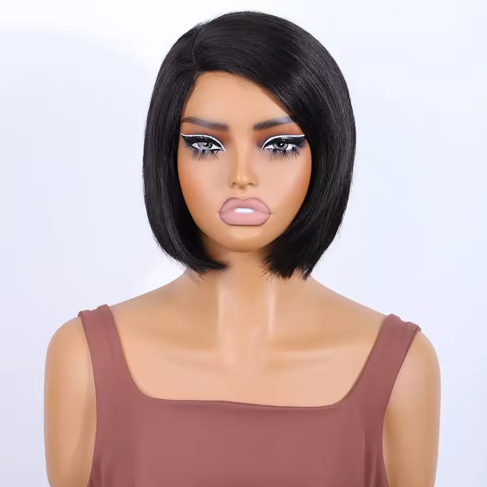 Brazilian Human Hair Lace Straight Bob Wigs 99j Colored Wear And Go Short Straight Bob Wigs For Black Women Straight Hair
