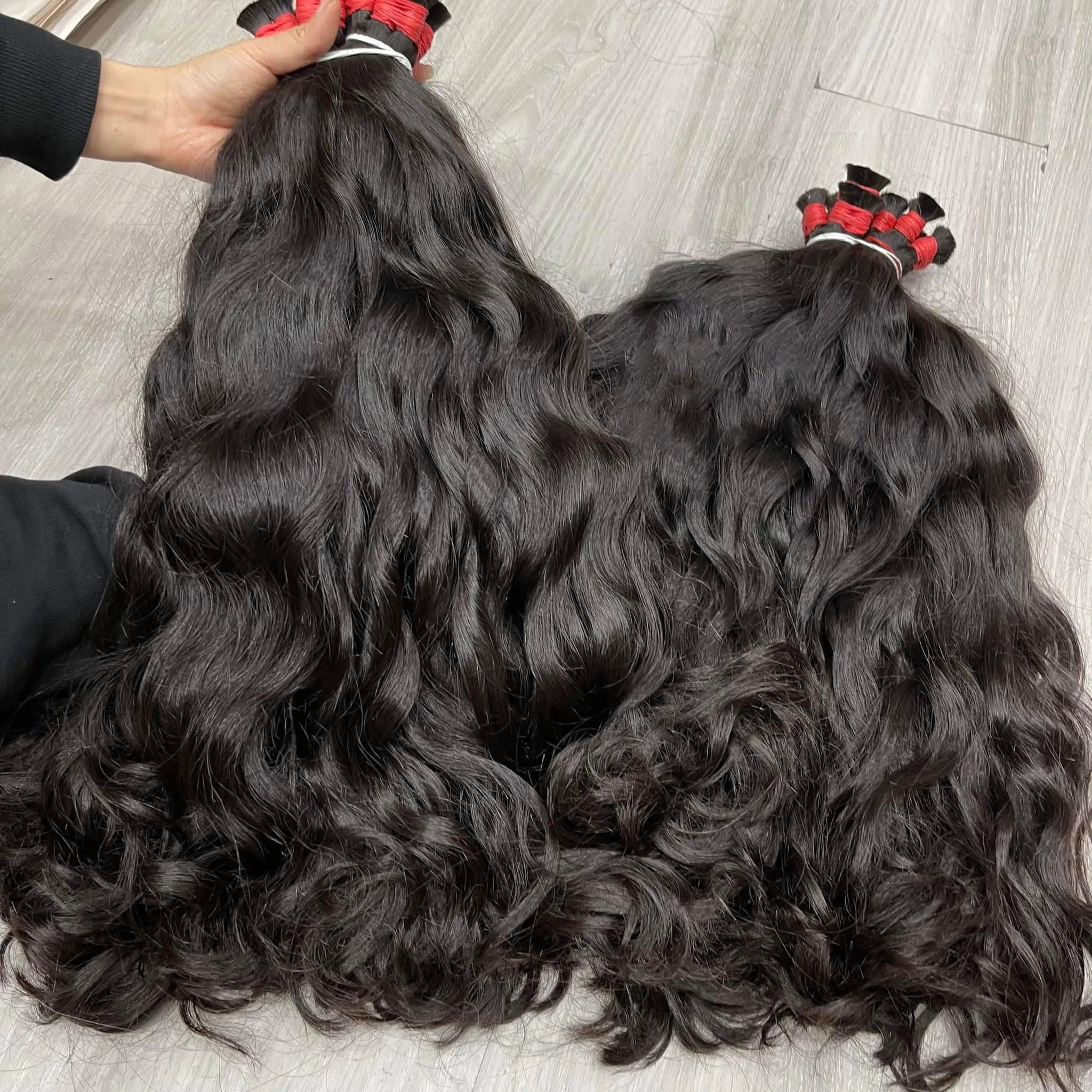 Pure Natural 100% Human Hair Bulk Braiding Hair Cabelo Humano No Weft Hair Unprocessed Human Hair Boho Braids Curly Body Wave