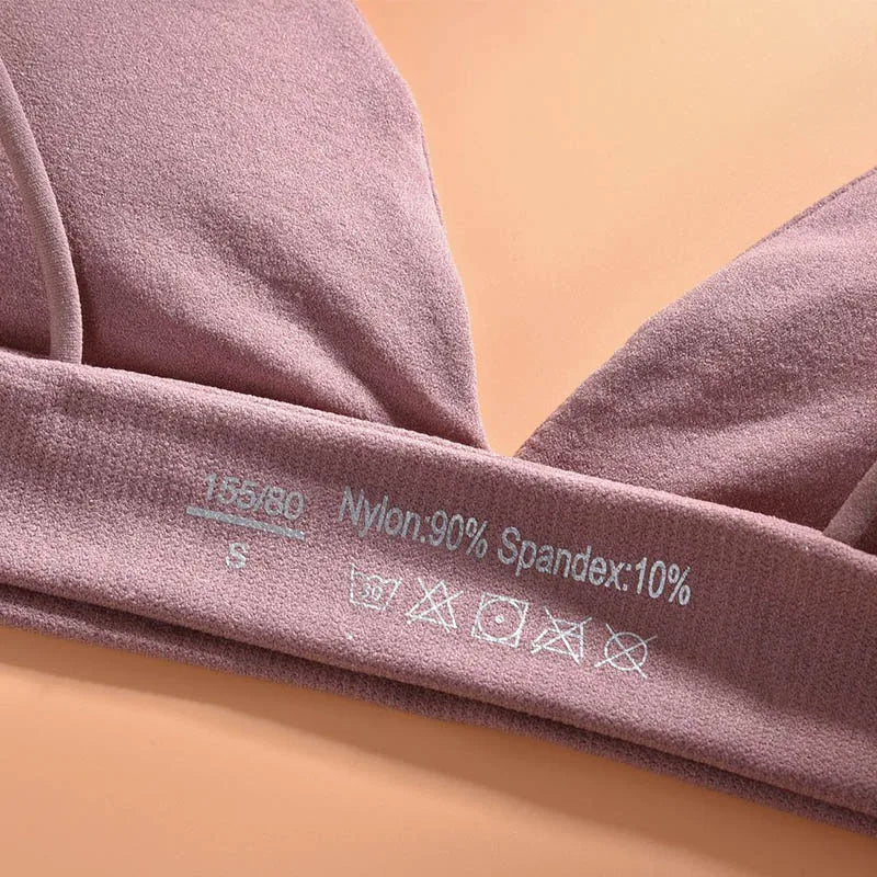 Summer Women Bra French Triangle Tube Top Sexy Seamless Bras Camisole Wireless Backless Lingerie Bralette