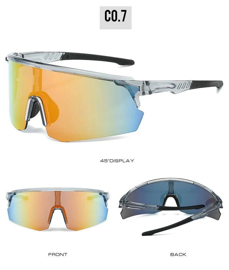 Sunglasses for Men Sport Cycling Glasses Bike Mountain Bicycle Hiking Camping Golf UV400 Protection Glasses Women Baseball