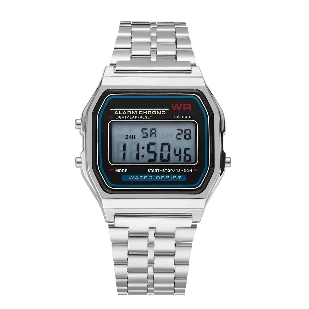 Women Men Watch Vintage LED Digital Sports Watches for Women Electronic Digital Wristwatches Gift Reloj Mujer Relogio Feminino