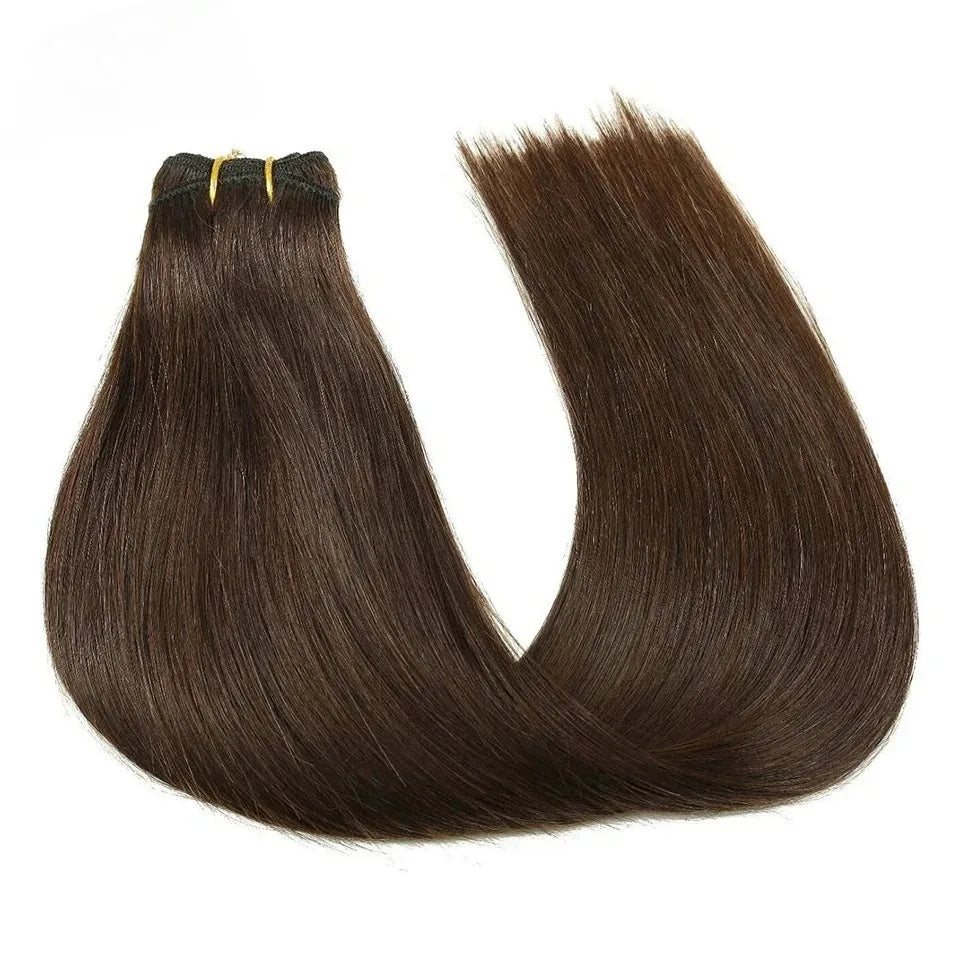 Debut Brazilian Straight Hair Double Drawn Natural Black Human Hair Weave Bundles Remy 27# 4# 6# 8# Blond 613 Human Hair Bundle