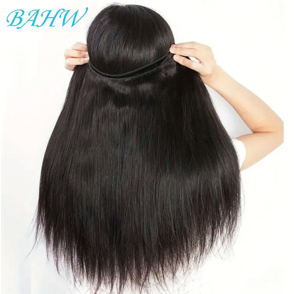 Peruvian 100% Human Hair Straight Bundles Weave Natural Color 1/2/3/4 Bundles Deal 8-30 Inch Bundle Hair Extensions Fow Momen