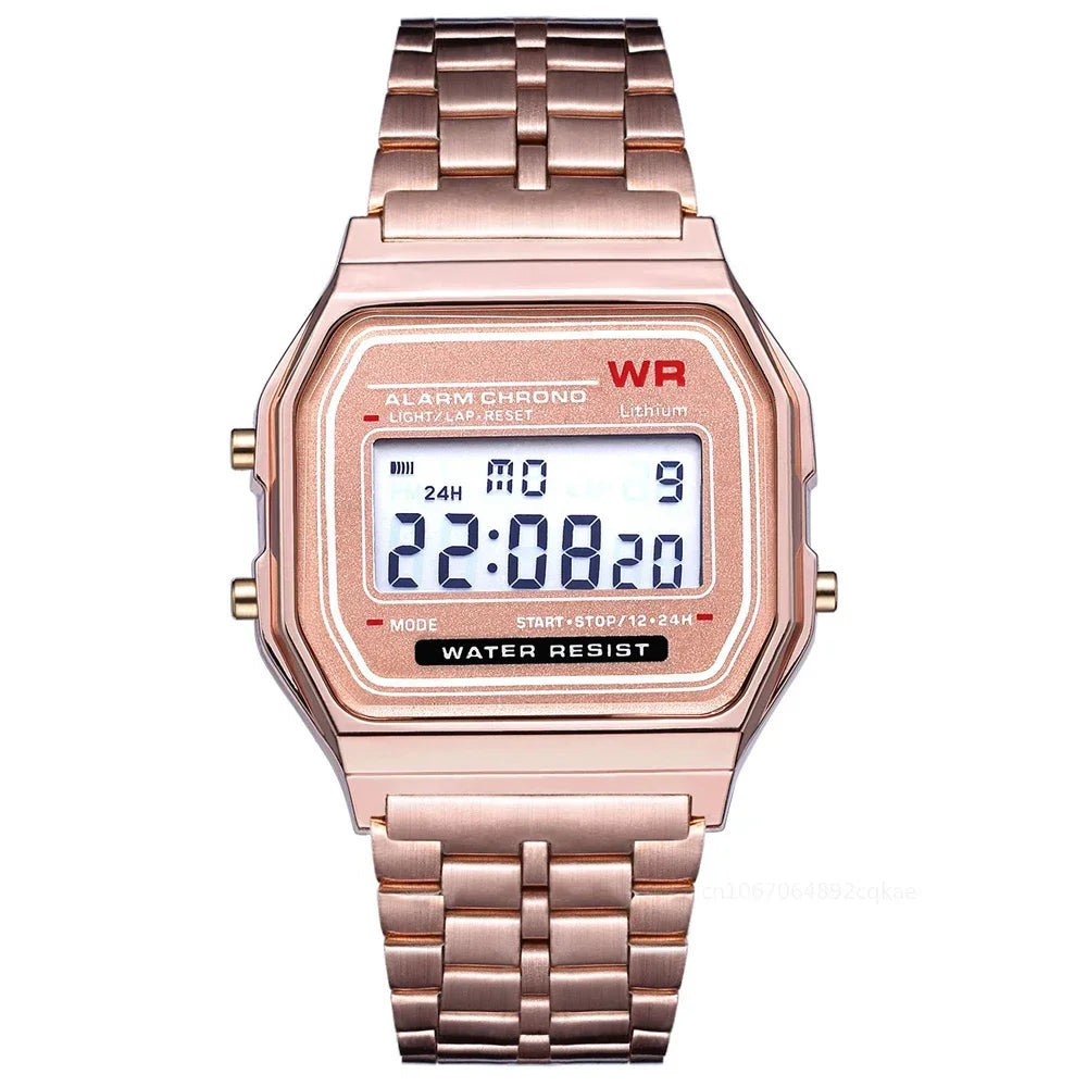 Women Men Watch Vintage LED Digital Sports Watches for Women Electronic Digital Wristwatches Gift Reloj Mujer Relogio Feminino