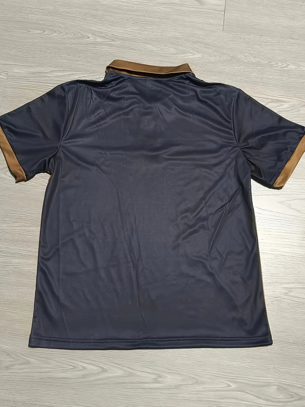 Men's Polo Shirt, Golf Shirt, Simple and Fashionable Outdoor Street Sports, Lapel Stand Up Collar, Breathable Short Sleeved Top