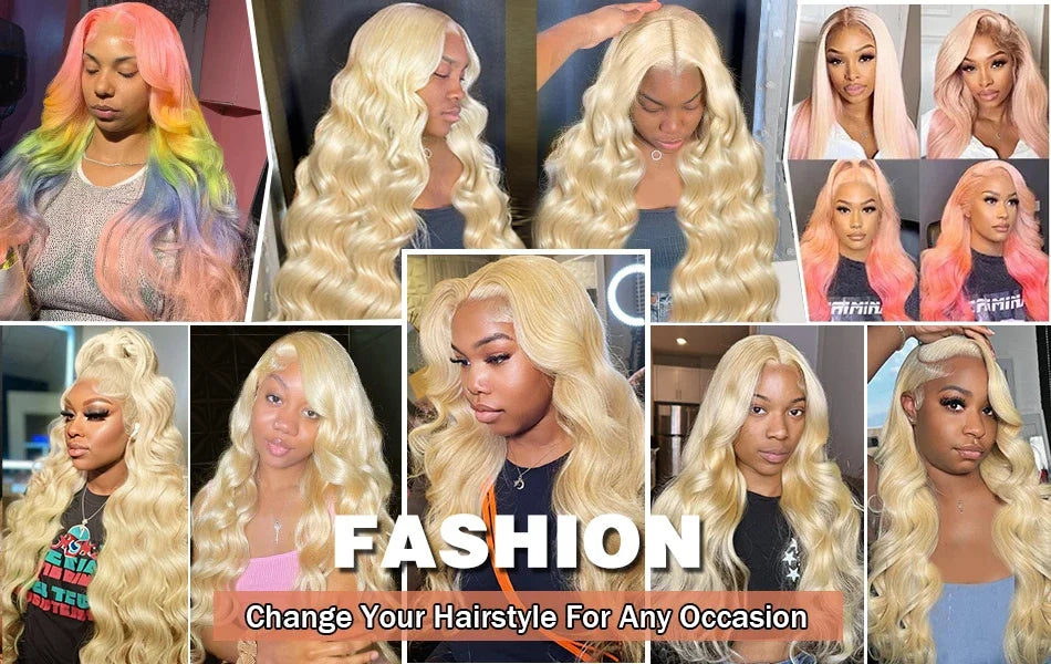 1 3 4 Bundle Loose Body Wave Bundles 613 Blonde Hair 100% Unprocessed Human Hair 16A Raw Hair Bundles Extensions Brazilian