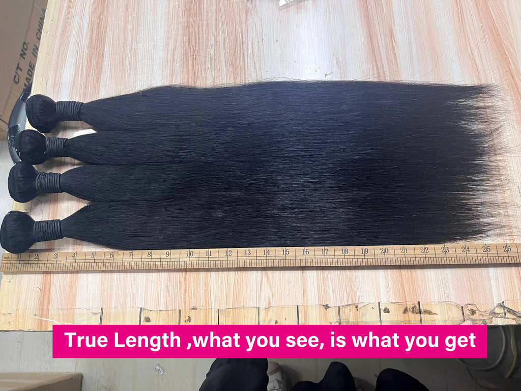 12A Bone Straight Human Hair Bundles Unprocessed Raw Hair Bundles Human Hair Brazilian Hair Weave Bundles Deals Natural Color