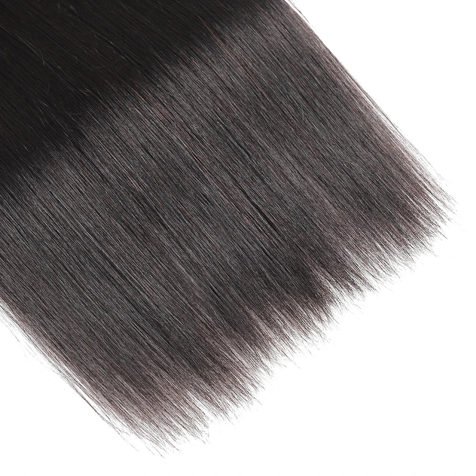 Peruvian 100% Human Hair Straight Bundles Weave Natural Color 1/2/3/4 Bundles Deal 8-30 Inch Bundle Hair Extensions Fow Momen