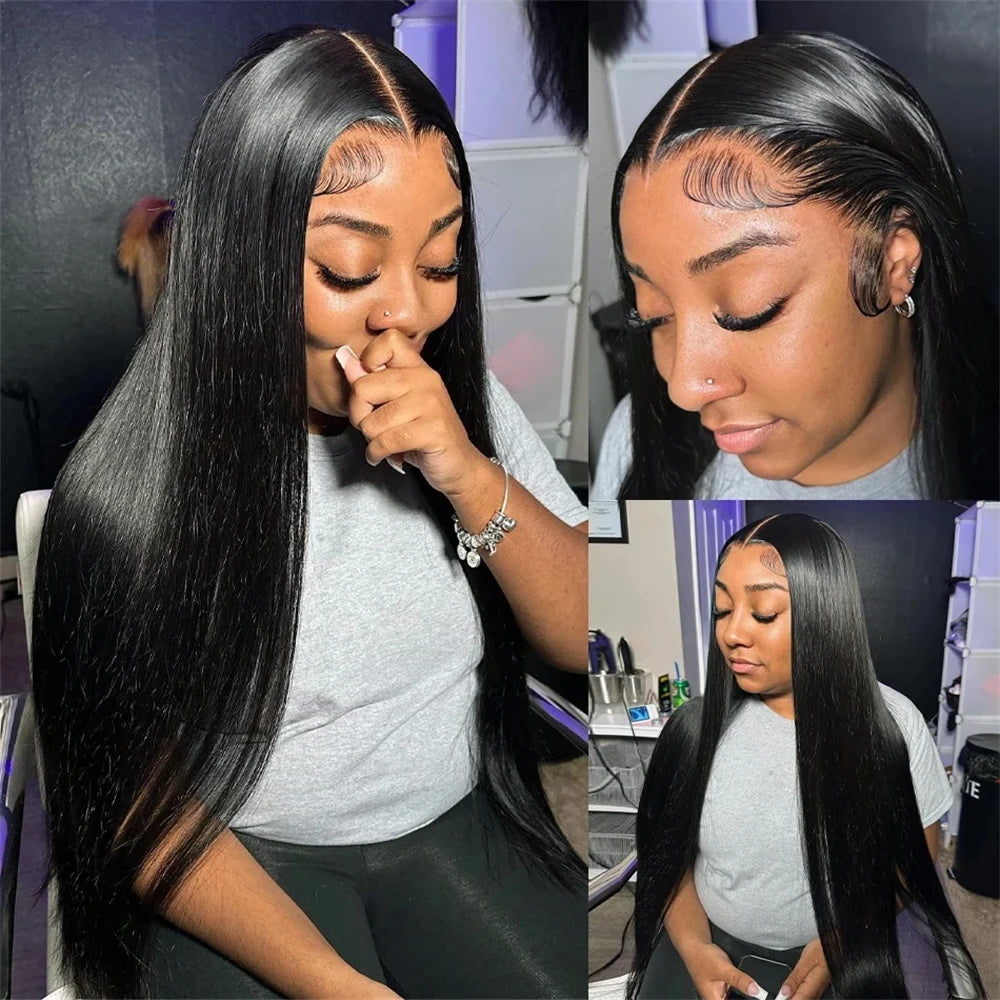 Straight Bundles Human Hair 22 24 26Inches 100% Unprocessed Brazilian Virgin Straight Human Hair Bundles Natural Color Raw Hair