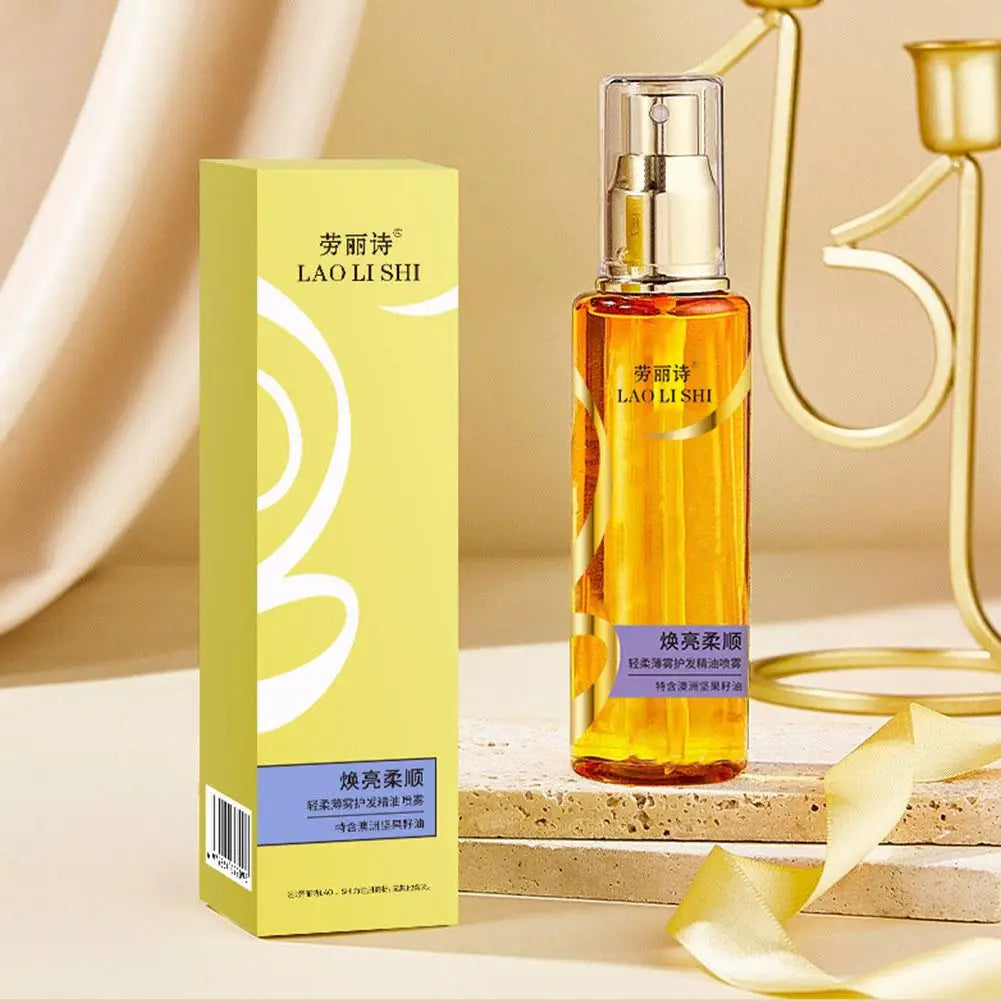 Hair Oil Spray Fragrance Hair Mask Nourishing Conditioning Oil Deeply Moisturizing Hair Curly Spray Gift Women Hair Care Serum