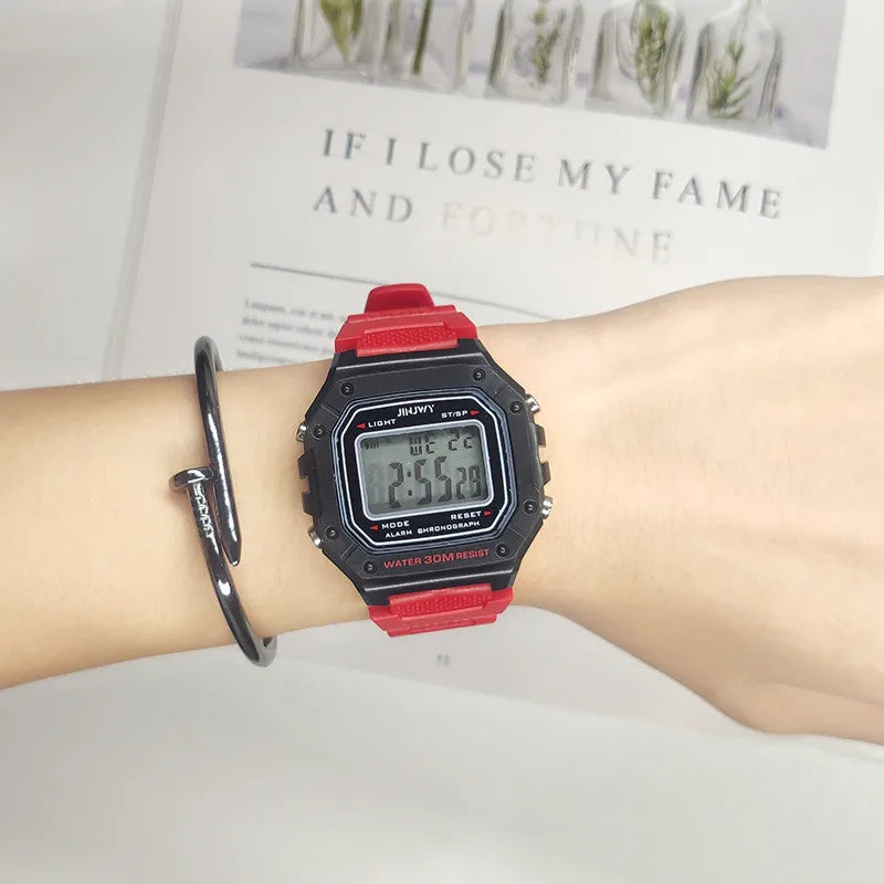 2025 Digital Watches For Men Sports Waterproof Bracelet Clock Gold Electronice LED Wristwatch Women Casucal montre homme relogio