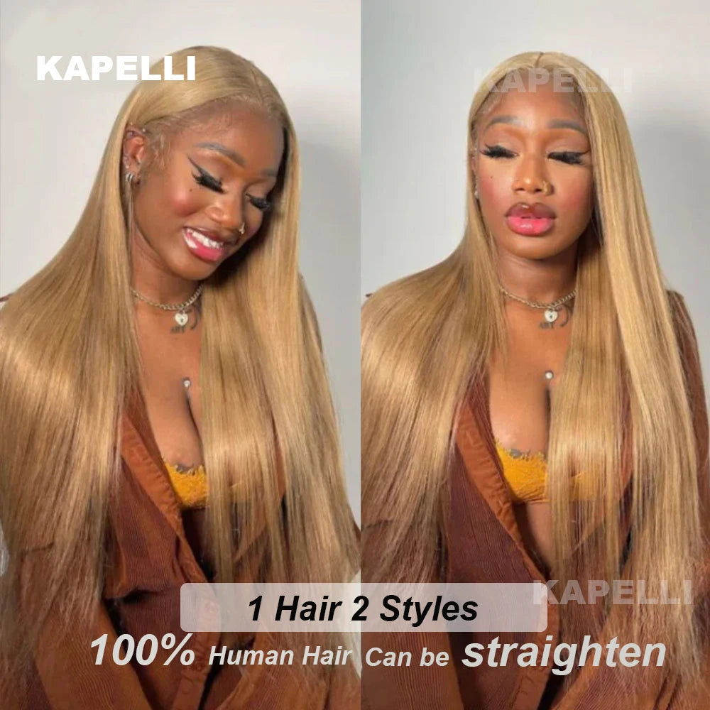 #27 Honey Blonde Hair Body Wave Human Hair Bundles 100% Brazilian Unprocessed Raw Hair Extensions #613 Blonde Bundle Deal