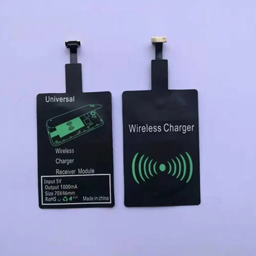 Wireless Charging Receiver Type C Fast Wire Less Charger Self Adhesive Sticker Charging Receiver for Mobile Phone Android Device