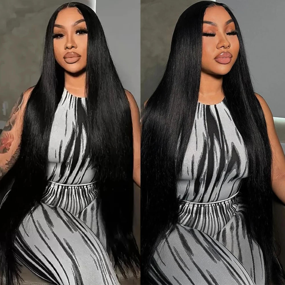 Bone Straight Human Hair Wigs 100% 360 Lace Frontal Wig 13x4 13x6 Lace Front Human Hair Wigs Transparent Lace Wigs for Women
